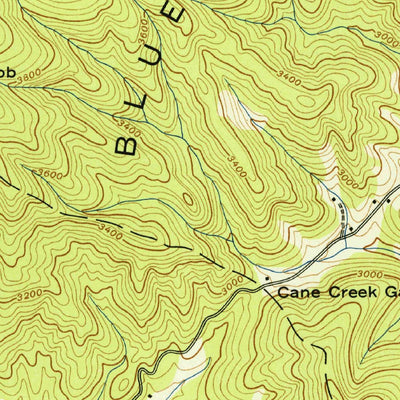 United States Geological Survey Black Mountain, NC (1943, 24000-Scale) digital map