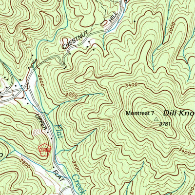 United States Geological Survey Black Mountain, NC (1994, 24000-Scale) digital map