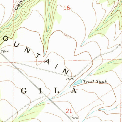 United States Geological Survey Black Mountain, NM (1967, 24000-Scale) digital map