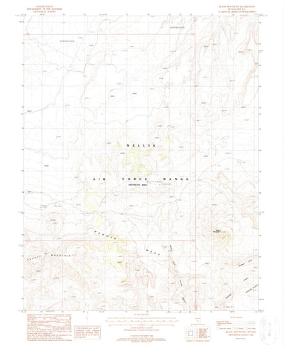 United States Geological Survey Black Mountain, NV (1988, 24000-Scale) digital map