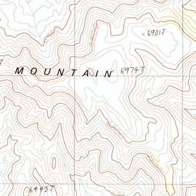United States Geological Survey Black Mountain, NV (1988, 24000-Scale) digital map