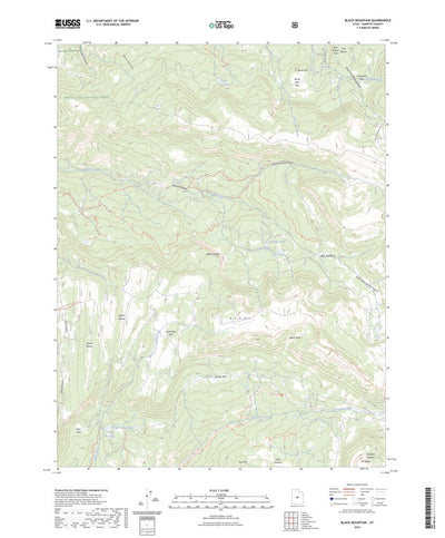 United States Geological Survey Black Mountain, UT (2023, 24000-Scale) digital map