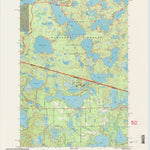 United States Geological Survey Black Oak Lake, WI-MI (1999, 24000-Scale) digital map