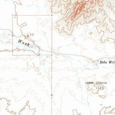 United States Geological Survey Black Peak, AZ-CA (1959, 62500-Scale) digital map