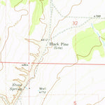 United States Geological Survey Black Pine, ID (1973, 24000-Scale) digital map