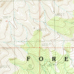 United States Geological Survey Black Pine Peak, ID (1985, 24000-Scale) digital map