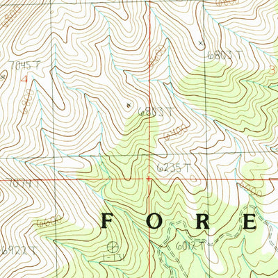 United States Geological Survey Black Pine Peak, ID (1985, 24000-Scale) digital map