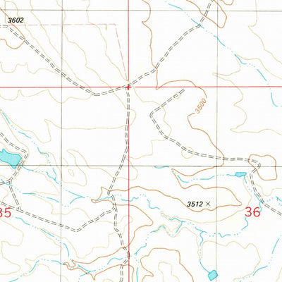 United States Geological Survey Black Point NE, MT (1982, 24000-Scale) digital map