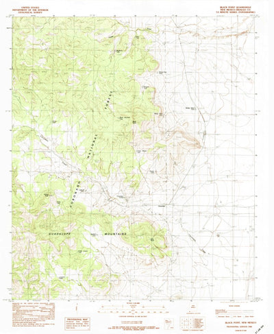 United States Geological Survey Black Point, NM (1982, 24000-Scale) digital map