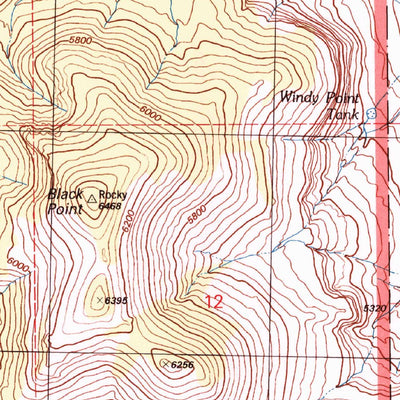 United States Geological Survey Black Point, NM (1998, 24000-Scale) digital map