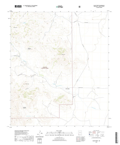 United States Geological Survey Black Point, NM (2020, 24000-Scale) digital map