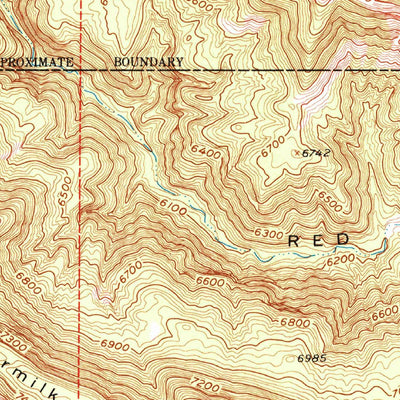 United States Geological Survey Black Ridge, CO (1955, 24000-Scale) digital map