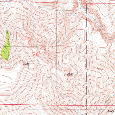 United States Geological Survey Black Ridge, NV (1980, 24000-Scale) digital map