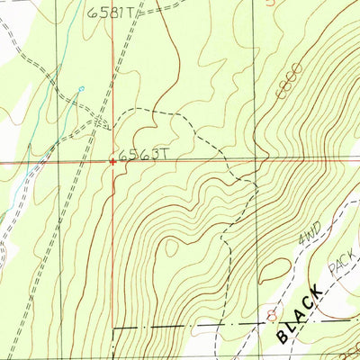 United States Geological Survey Black Ridge, UT (1987, 24000-Scale) digital map