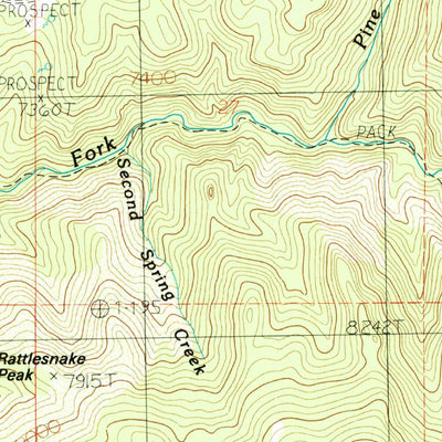 United States Geological Survey Black Ridge, UT (1987, 24000-Scale) digital map