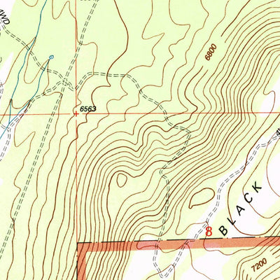 United States Geological Survey Black Ridge, UT (2001, 24000-Scale) digital map