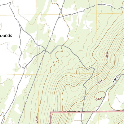 United States Geological Survey Black Ridge, UT (2020, 24000-Scale) digital map