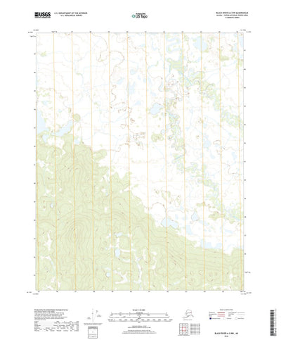 United States Geological Survey Black River A-2 NW, AK (2018, 25000-Scale) digital map