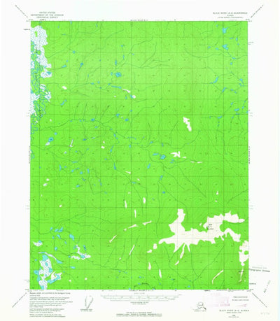 United States Geological Survey Black River A-4, AK (1956, 63360-Scale) digital map