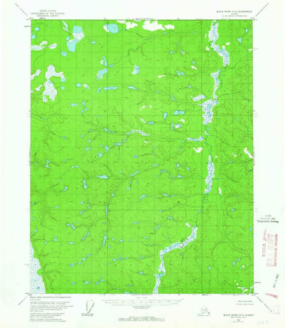 United States Geological Survey Black River A-6, AK (1956, 63360-Scale) digital map