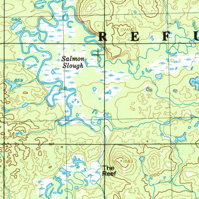 United States Geological Survey Black River, AK (1956, 250000-Scale) digital map