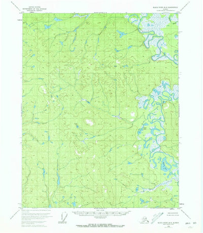 United States Geological Survey Black River B-4, AK (1956, 63360-Scale) digital map