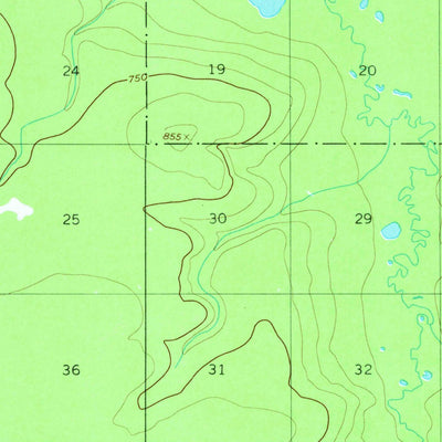 United States Geological Survey Black River B-6, AK (1956, 63360-Scale) digital map