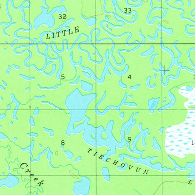 United States Geological Survey Black River B-6, AK (1956, 63360-Scale) digital map