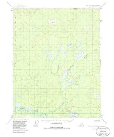 United States Geological Survey Black River C-2, AK (1956, 63360-Scale) digital map