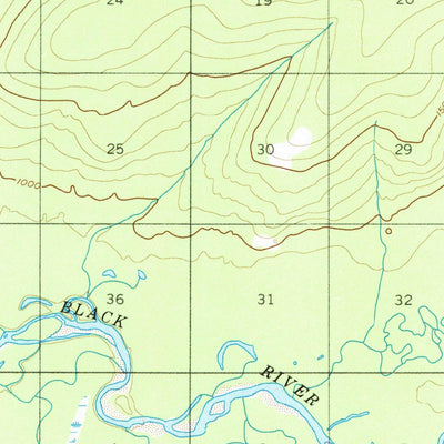 United States Geological Survey Black River C-2, AK (1956, 63360-Scale) digital map