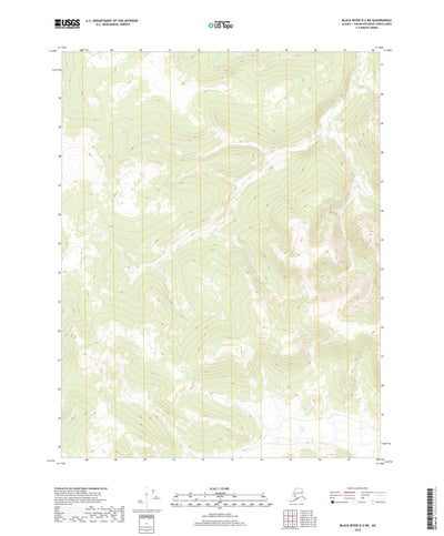 United States Geological Survey Black River D-2 NE, AK (2018, 25000-Scale) digital map