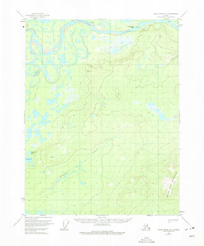 United States Geological Survey Black River D-5, AK (1956, 63360-Scale) digital map