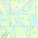 United States Geological Survey Black River D-5, AK (1956, 63360-Scale) digital map