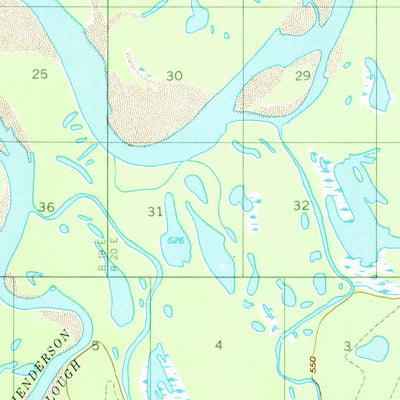 United States Geological Survey Black River D-5, AK (1956, 63360-Scale) digital map