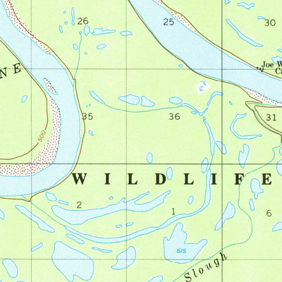 United States Geological Survey Black River D-6, AK (1956, 63360-Scale) digital map