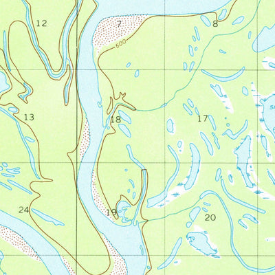 United States Geological Survey Black River D-6, AK (1956, 63360-Scale) digital map