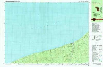 United States Geological Survey Black River Harbor, MI (1980, 25000-Scale) digital map