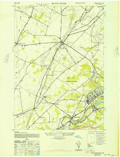 United States Geological Survey Black River, NY (1948, 24000-Scale) digital map