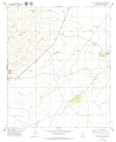 United States Geological Survey Black River Village, NM (1979, 24000-Scale) digital map