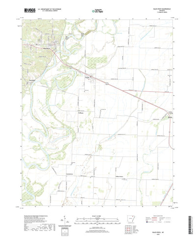 United States Geological Survey Black Rock, AR (2020, 24000-Scale) digital map