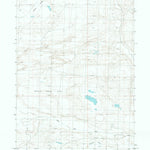 United States Geological Survey Black Rock Flat East, WY (1986, 24000-Scale) digital map