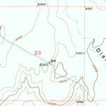 United States Geological Survey Black Rock Gap, WY (1951, 24000-Scale) digital map