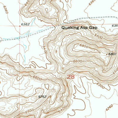 United States Geological Survey Black Rock Gap, WY (1951, 24000-Scale) digital map