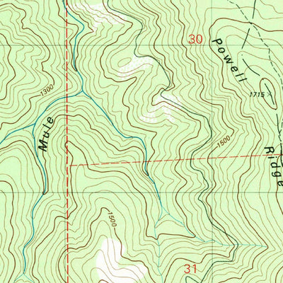 United States Geological Survey Black Rock Mountain, CA (1981, 25000-Scale) digital map