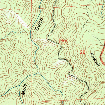 United States Geological Survey Black Rock Mountain, CA (1998, 24000-Scale) digital map