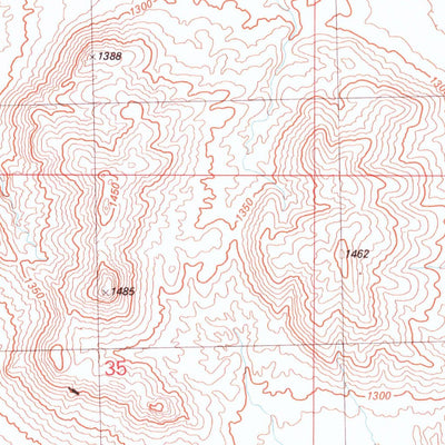 United States Geological Survey Black Rock Point East, NV (1981, 24000-Scale) digital map