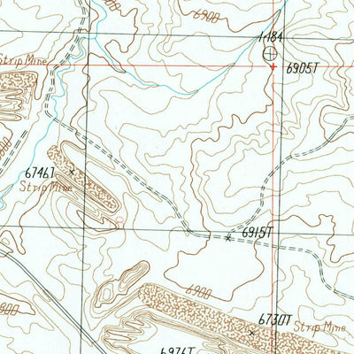 United States Geological Survey Black Rock South, WY (1986, 24000-Scale) digital map