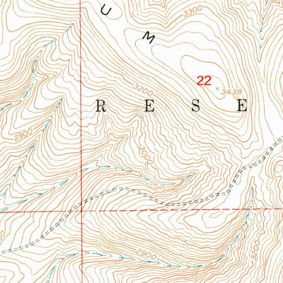 United States Geological Survey Black Rock Spring NW, WA (1953, 24000-Scale) digital map