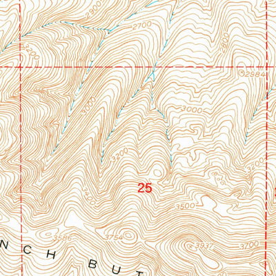 United States Geological Survey Black Rock Spring NW, WA (1953, 24000-Scale) digital map