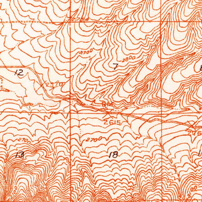 United States Geological Survey Black Rock Spring, WA (1936, 48000-Scale) digital map